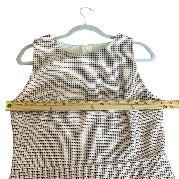 Ann Taylor Textured Cream Mini Dress - Picture 9 of 10